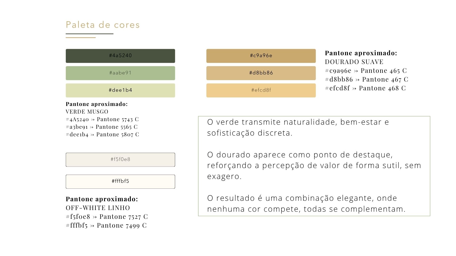 Sheila Oliveira - Paleta de Cores